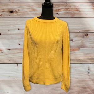 Premise Womens Thick Yellow Sweater Size:L